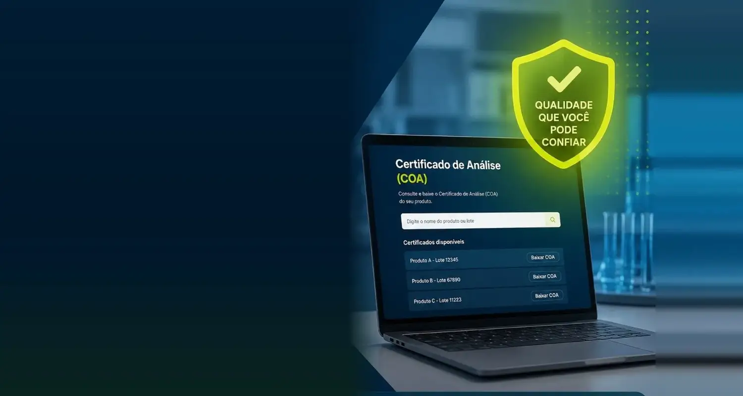 Certificado de Análise (COA)
